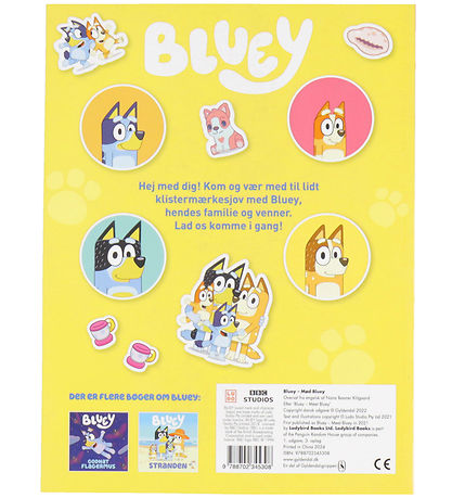 Forlaget Gyldendal Stickerbuch - Bluey - Lerne Bluey kennen