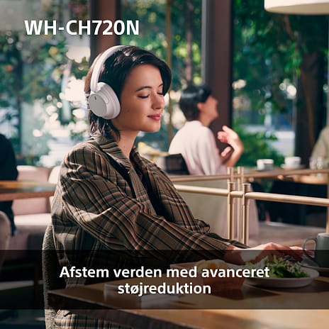 Sony WH-CH720N trådløse over-ear høretelefoner - lyserød
