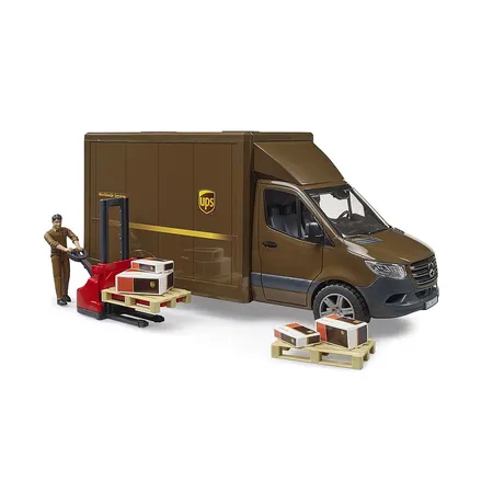 BRUDER® 2678 MB Sprinter UPS mit Fahrer und Zubehör