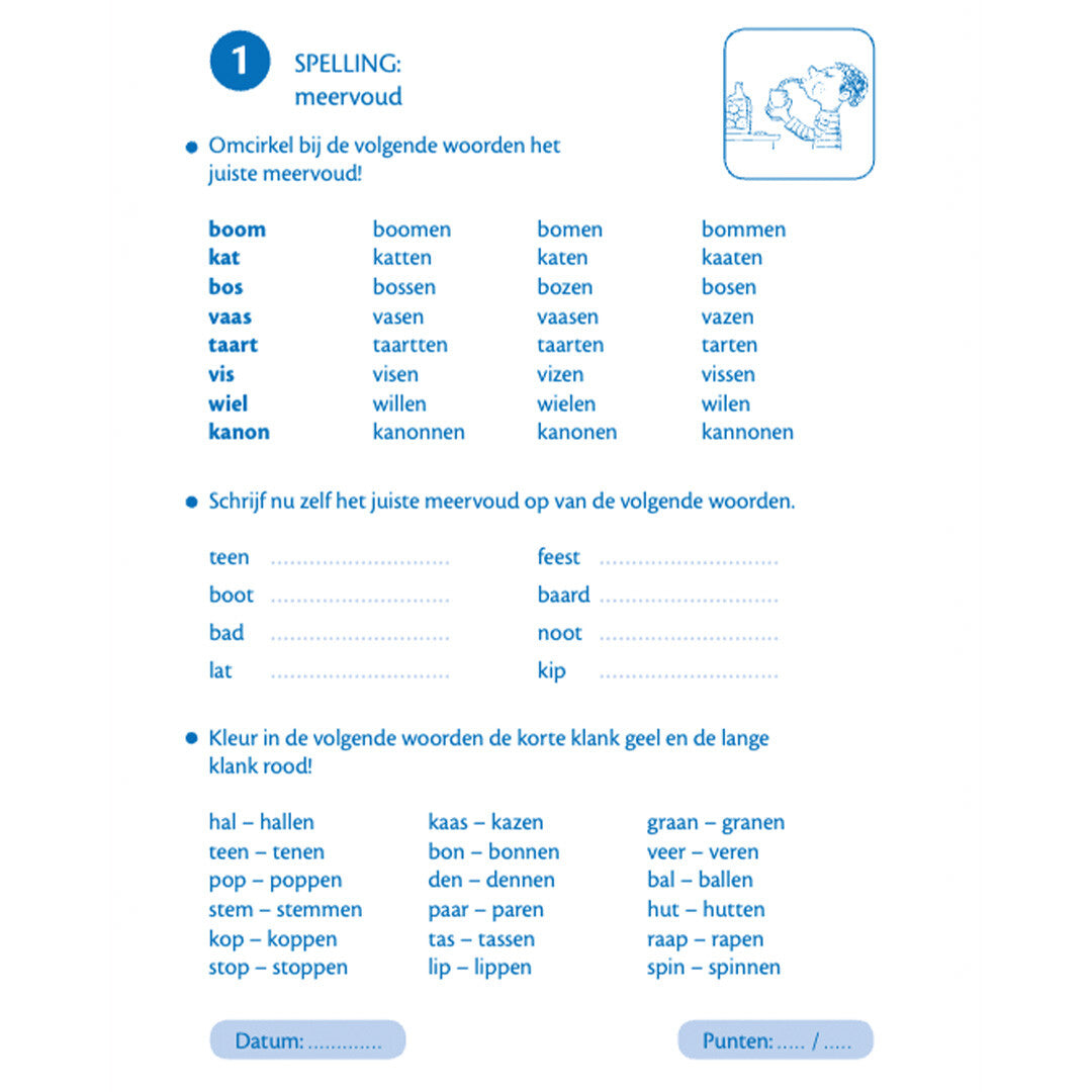 Uitgeverij deltas oefenblaadjes - naar groep 6