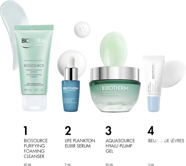 Biotherm Aquasource Hyalu Plump Gel Julegaveæske