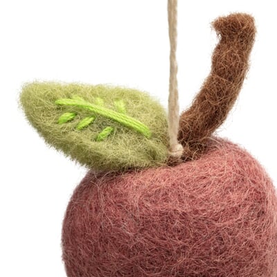 Äpfel Filz
