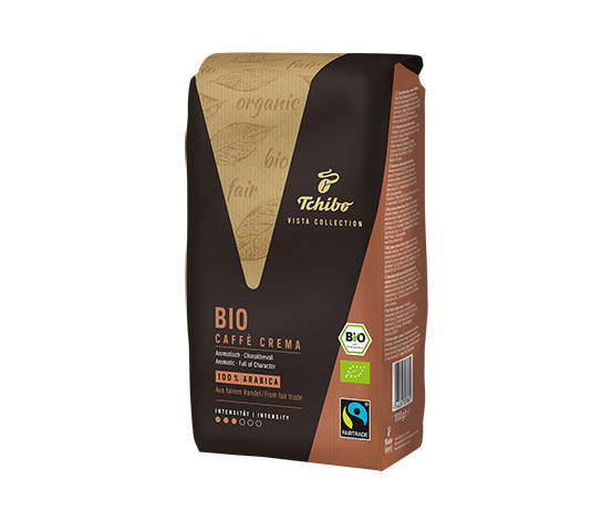 Tchibo Vista Collection - Bio Caffé Crema - 1 kg - Ganze Bohne