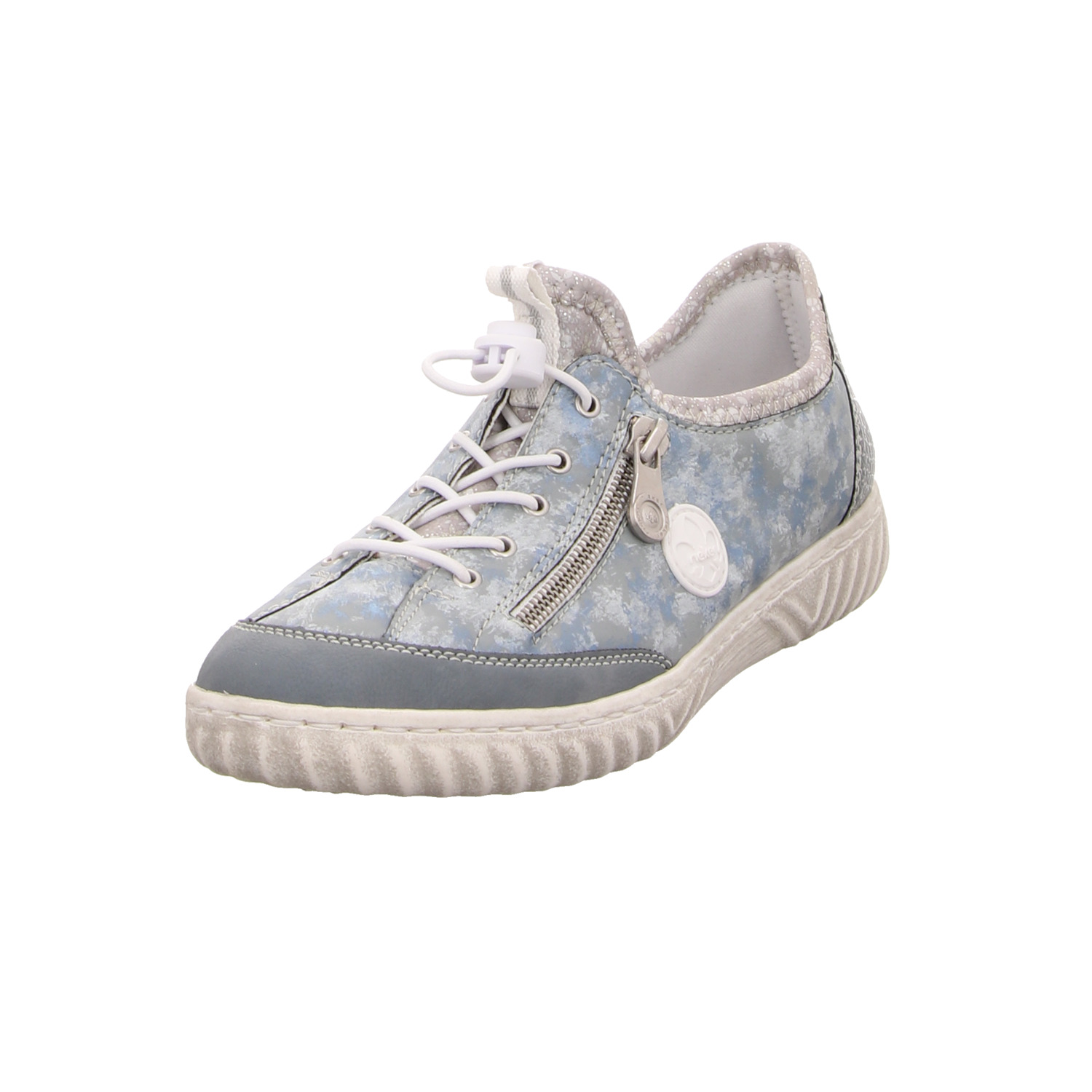 Rieker Schnürhalbschuh blau blau