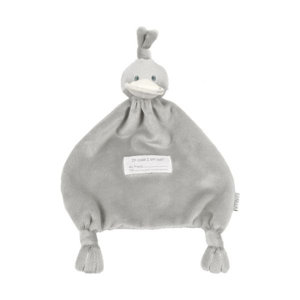 BamBam Duck Knuffeldoekje Grey