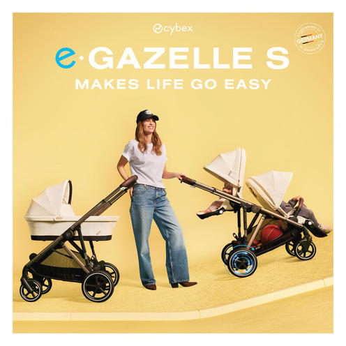 Poussette eGazelle S TPE Seashell Beige - CYBEX