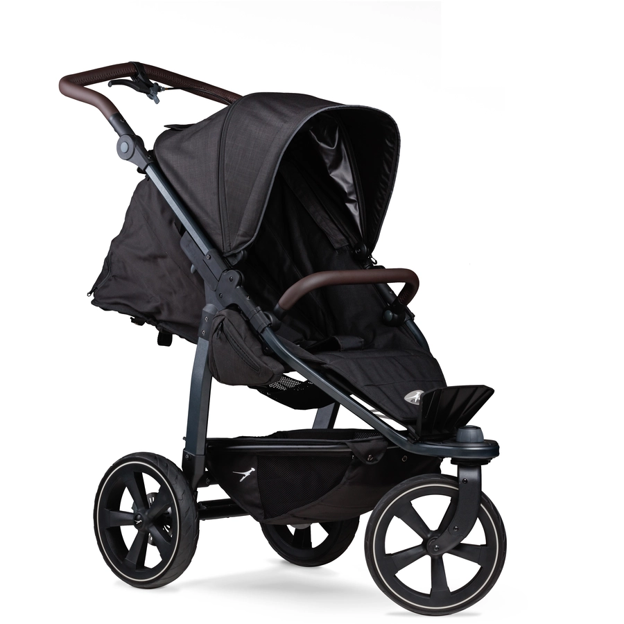 tfk Sportkinderwagen Mono 2 mit Luftkammerrad Set schwarz