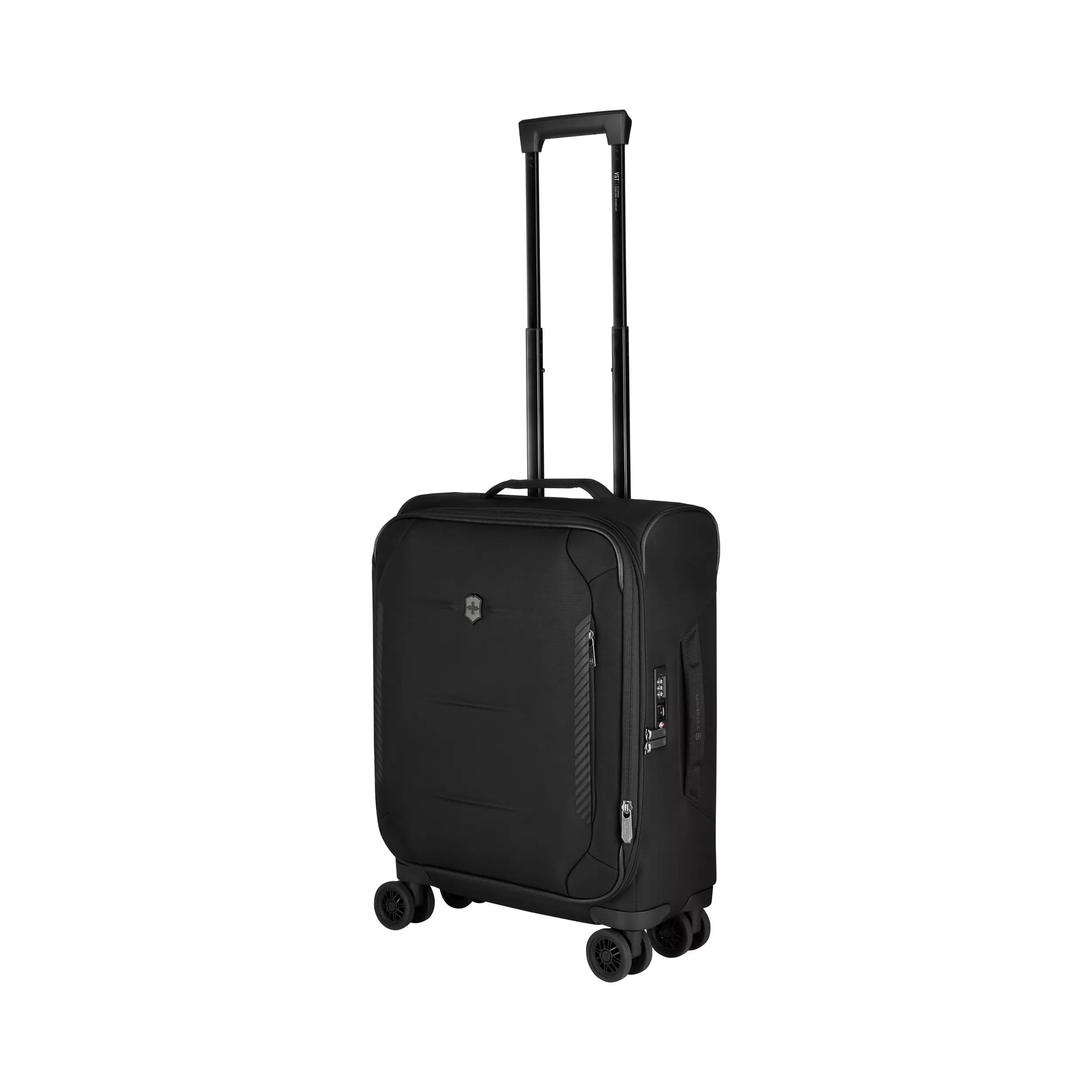 Crosslight Global Softside Carry-On-schwarz
