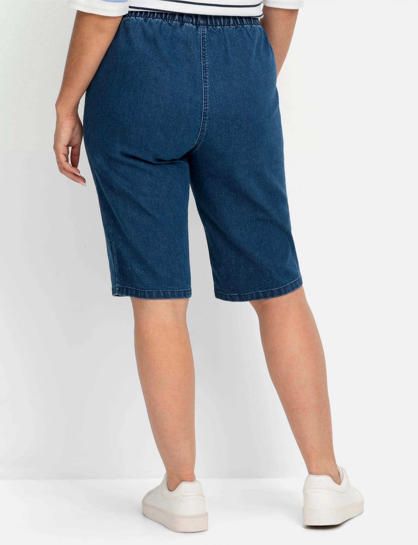 Sheego Jeansbermudas