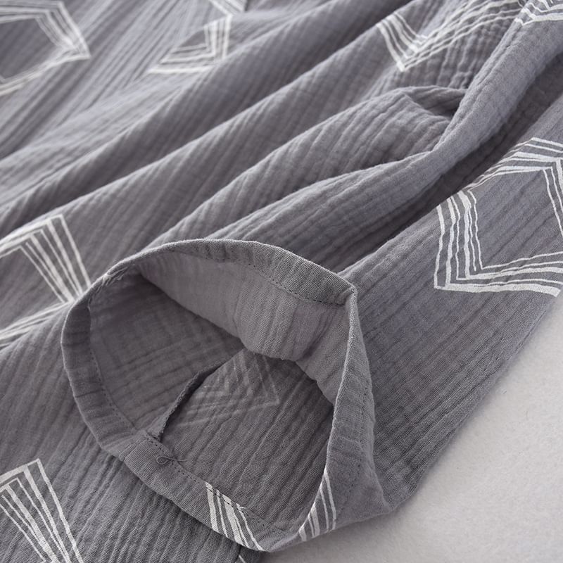 Finlies - Pyjamajas met patroon en strikceintuur