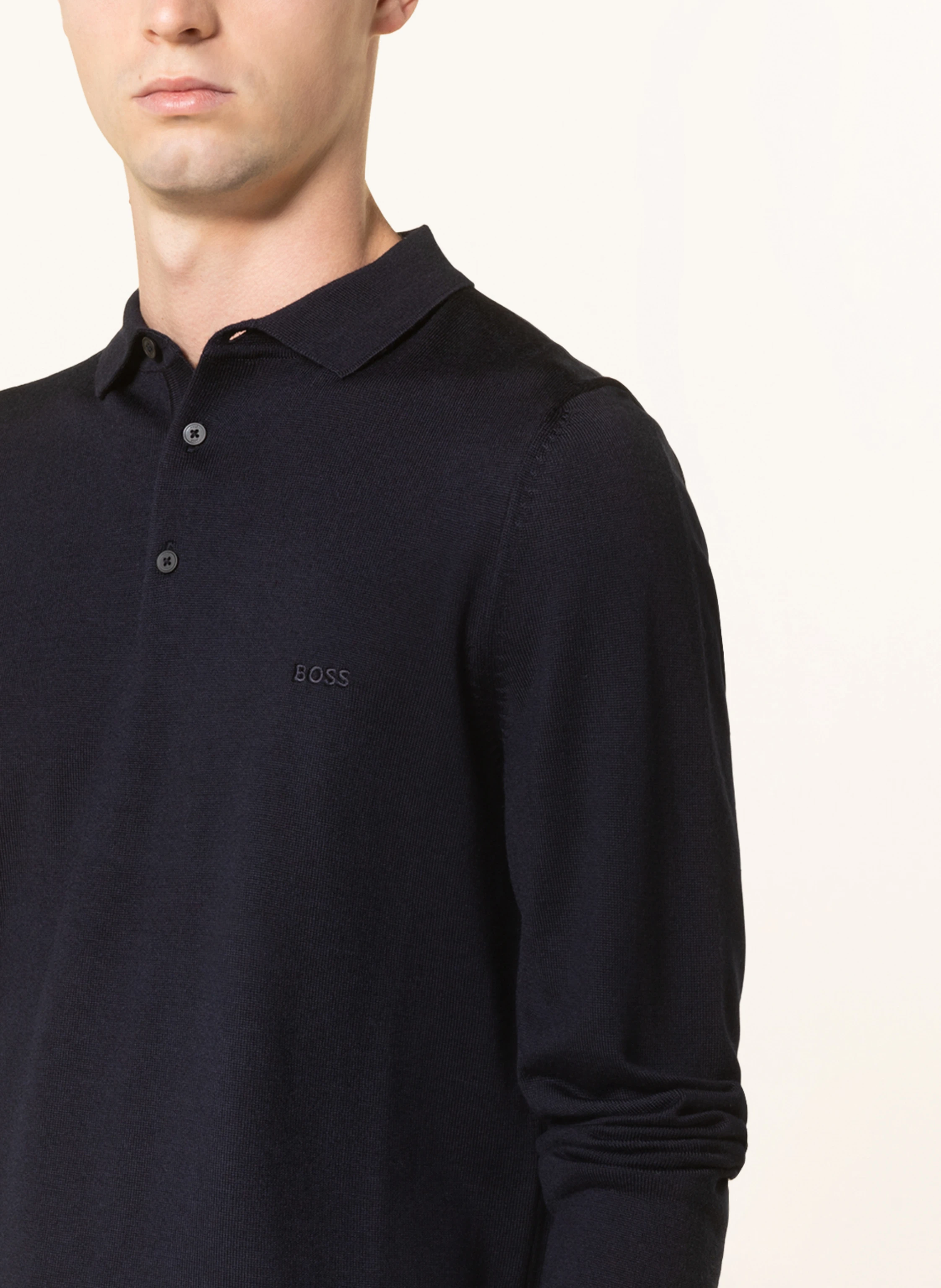 BOSS Strick-Poloshirt BONO