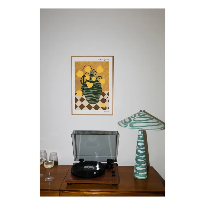 Rose England Affiche Yellow Flowers