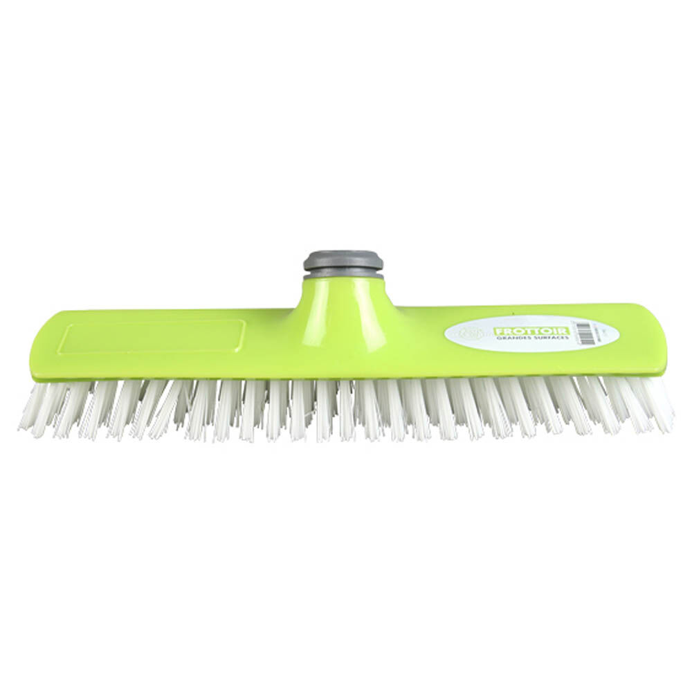 Tête de balai brosse frottoir lave-sols vert et blanc