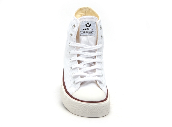 Victoria boots bottine femme tribu bot lona  106500 blanc