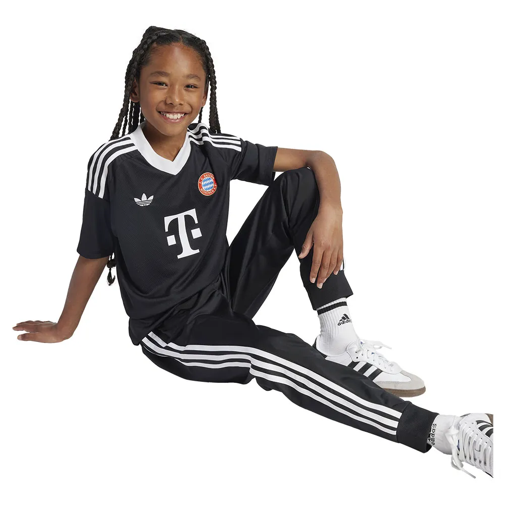 Camiseta adidas FC Bayern Munich 24/25 de goleiro, terceiro uniforme infantil, manga curta.