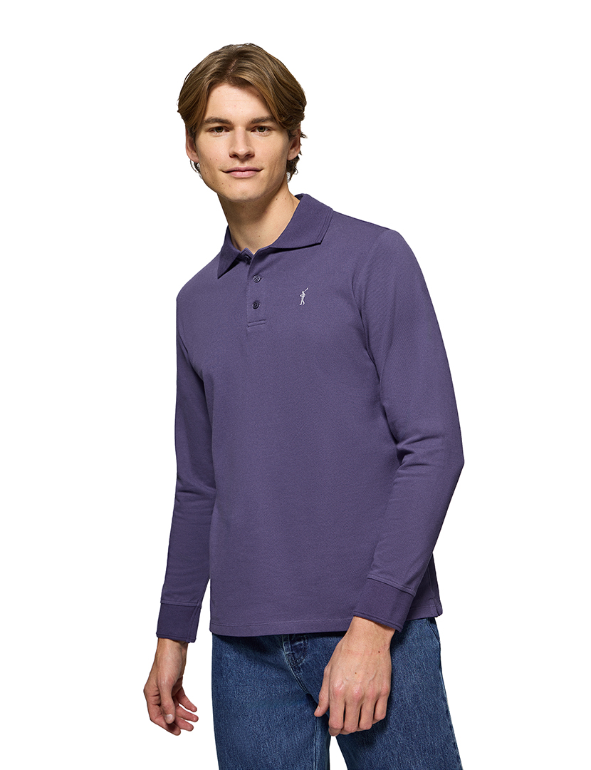 Rigby Go Ml Ss Ocean Blue Polo