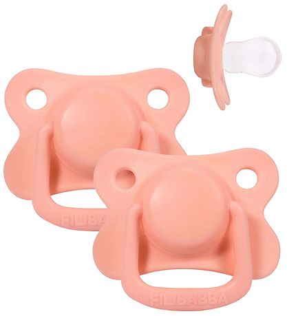 Filibabba Schnuller - 2er-Pack Pack - 6m+ - Peach