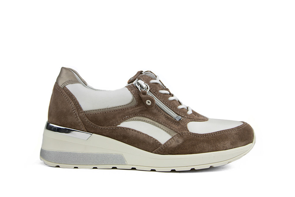 Waldlaufer Sneaker Clara Nougat Offwhite Fango