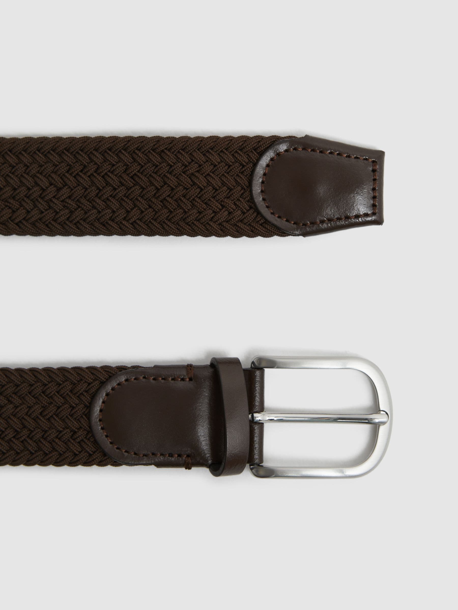 Donkerbruin - Reiss - ELMONT - Geweven riem