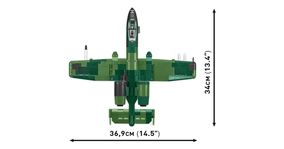 COBIArmed Forces - A-10 Thunderbolt II Warthog Constructiespeelgoed  (Schaal 1:48)