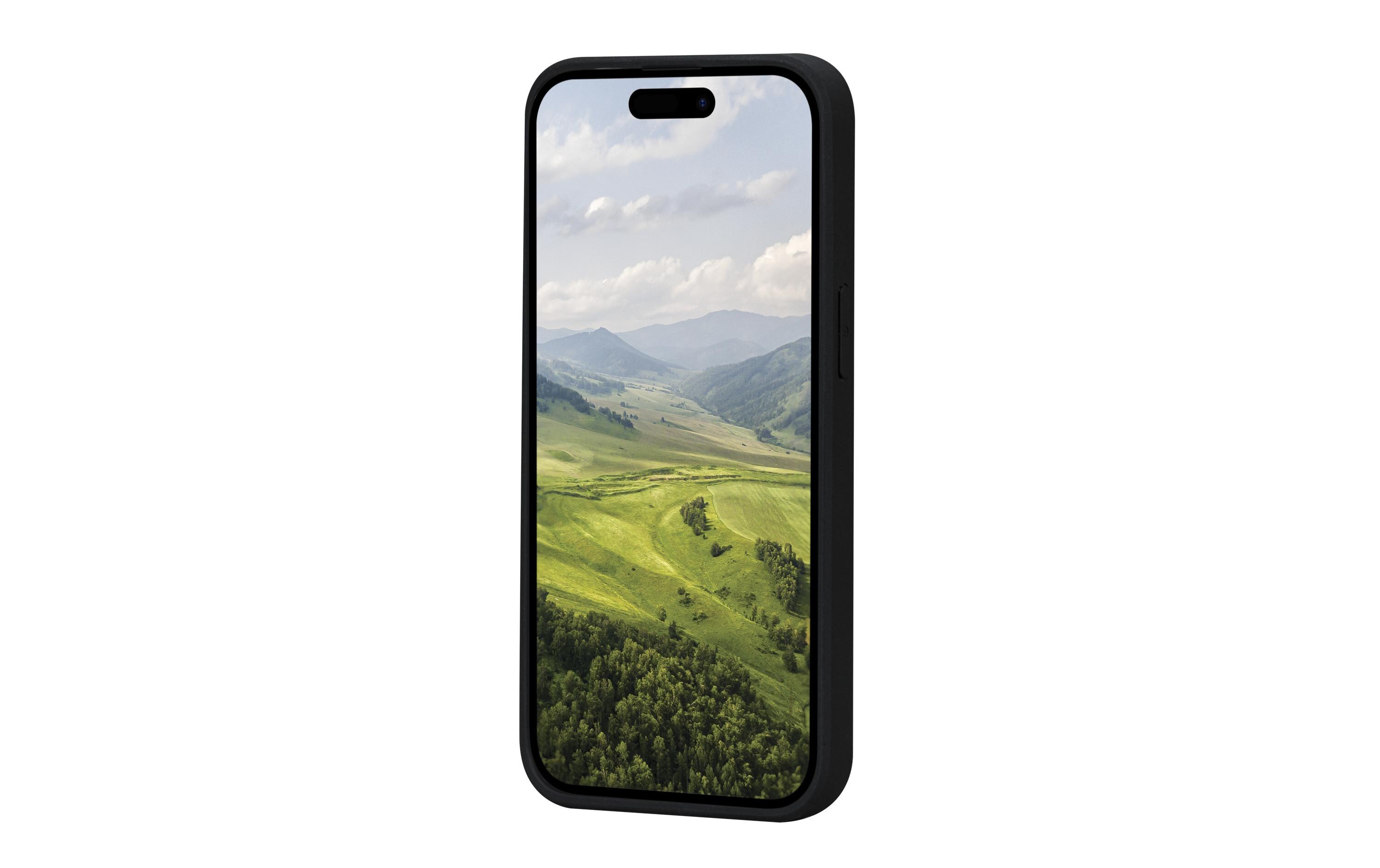 Back Cover Greenland iPhone 15 Pro Night BlackSchutzhülle für das Apple iPhone 15 Pro