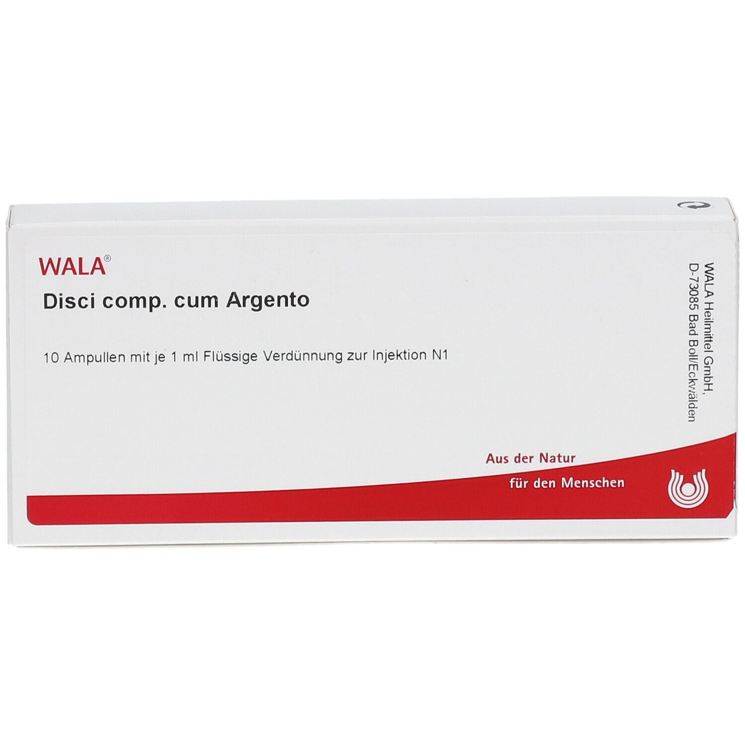 WALA® Disci Comp. c. Argento Amp.