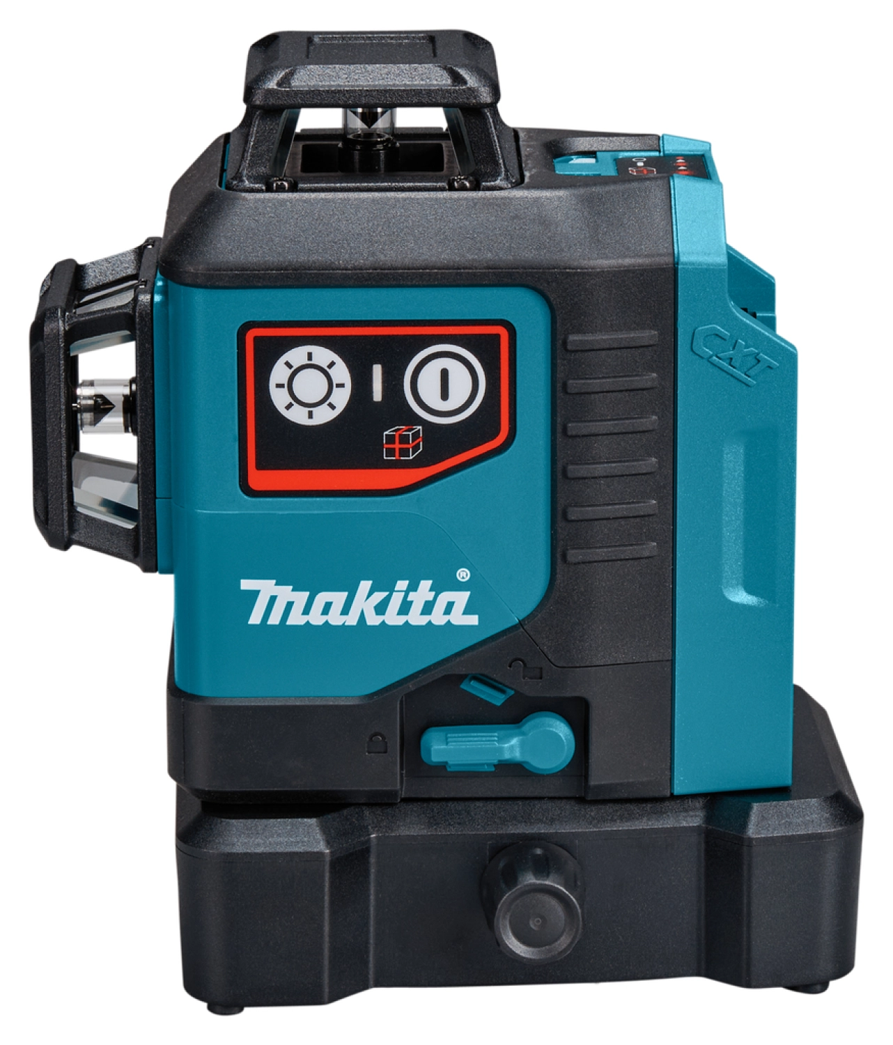 Makita SK700D 12V Max Li-Ion accu zelfnivellerende 3x360° kruislijnlaser body in tas - 25m - rood