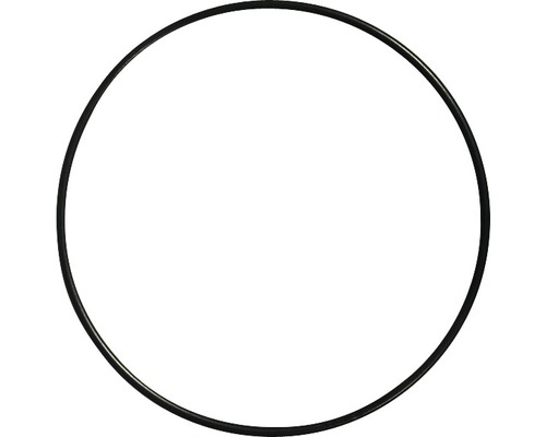 Gecoate metalen ringen, 10 cm ø, zwart