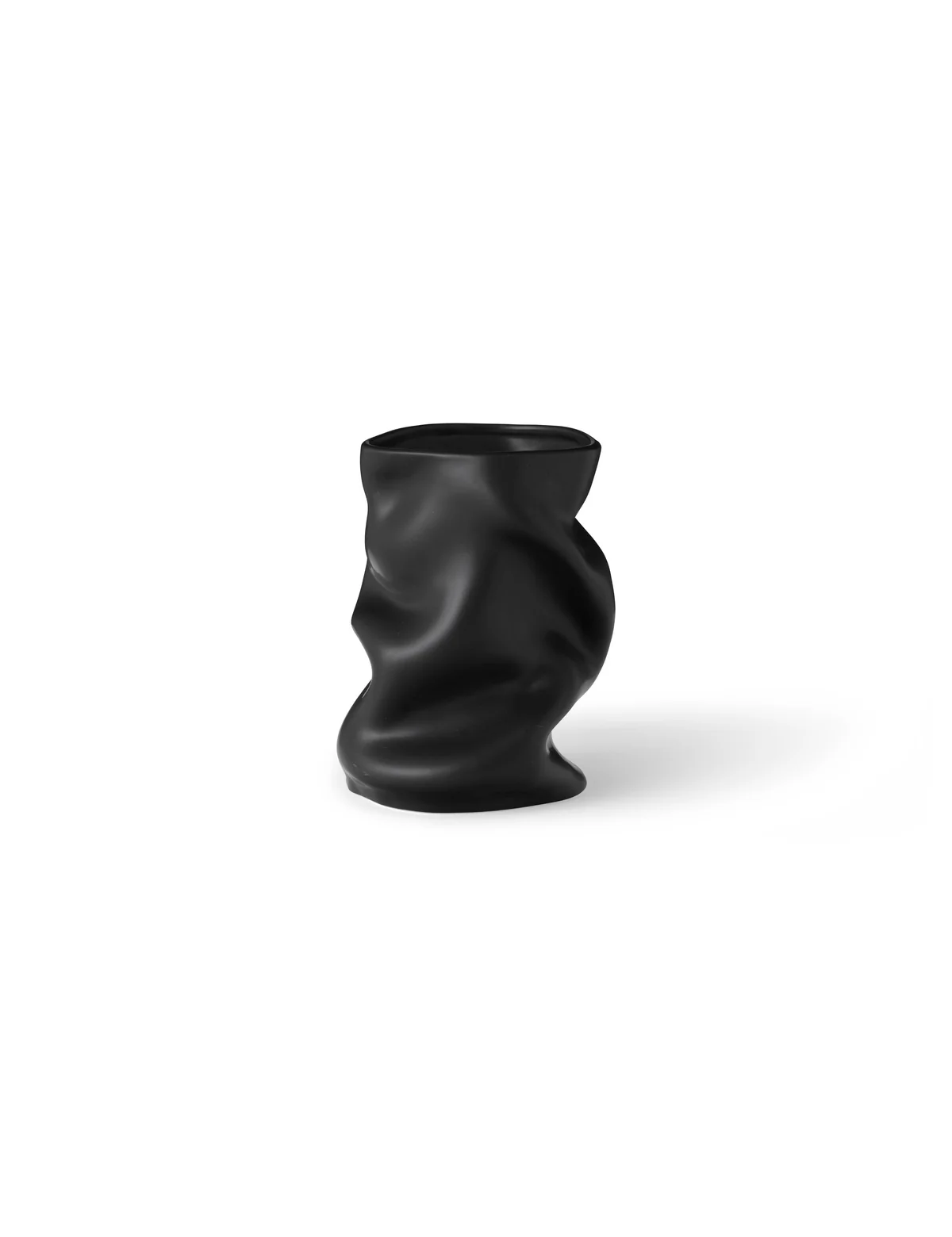 Audo Copenhagen  Collapse vase, sort - H20
