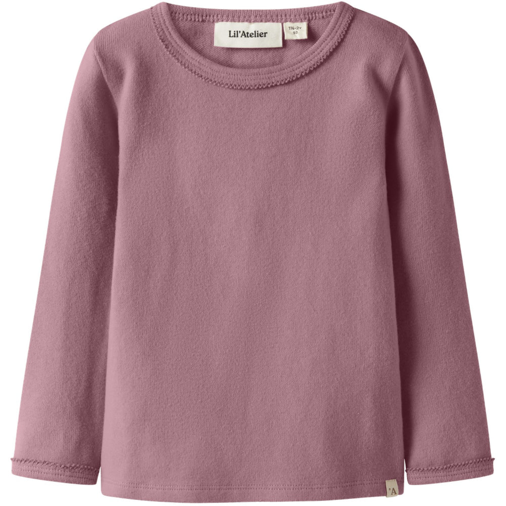 Køb Lil'Atelier Nostalgia Rose Nmfthora Haf Ls Slim Top Lil