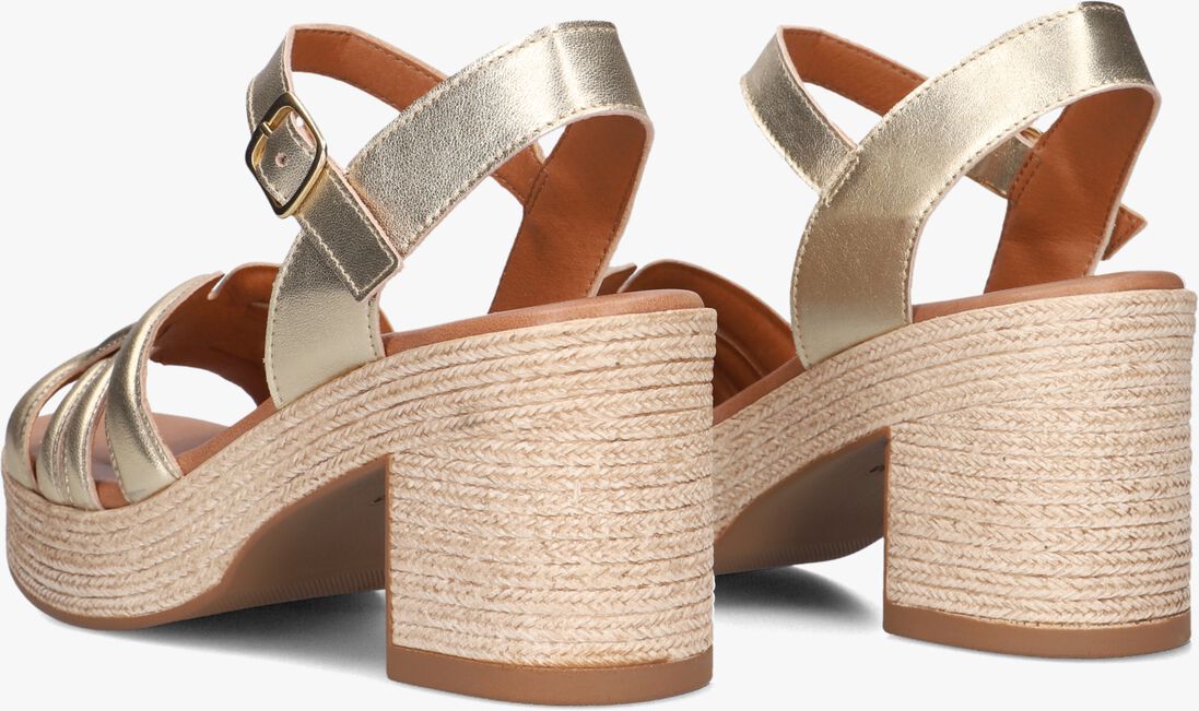 goudkleurig notre-v sandalen met hak as-2000