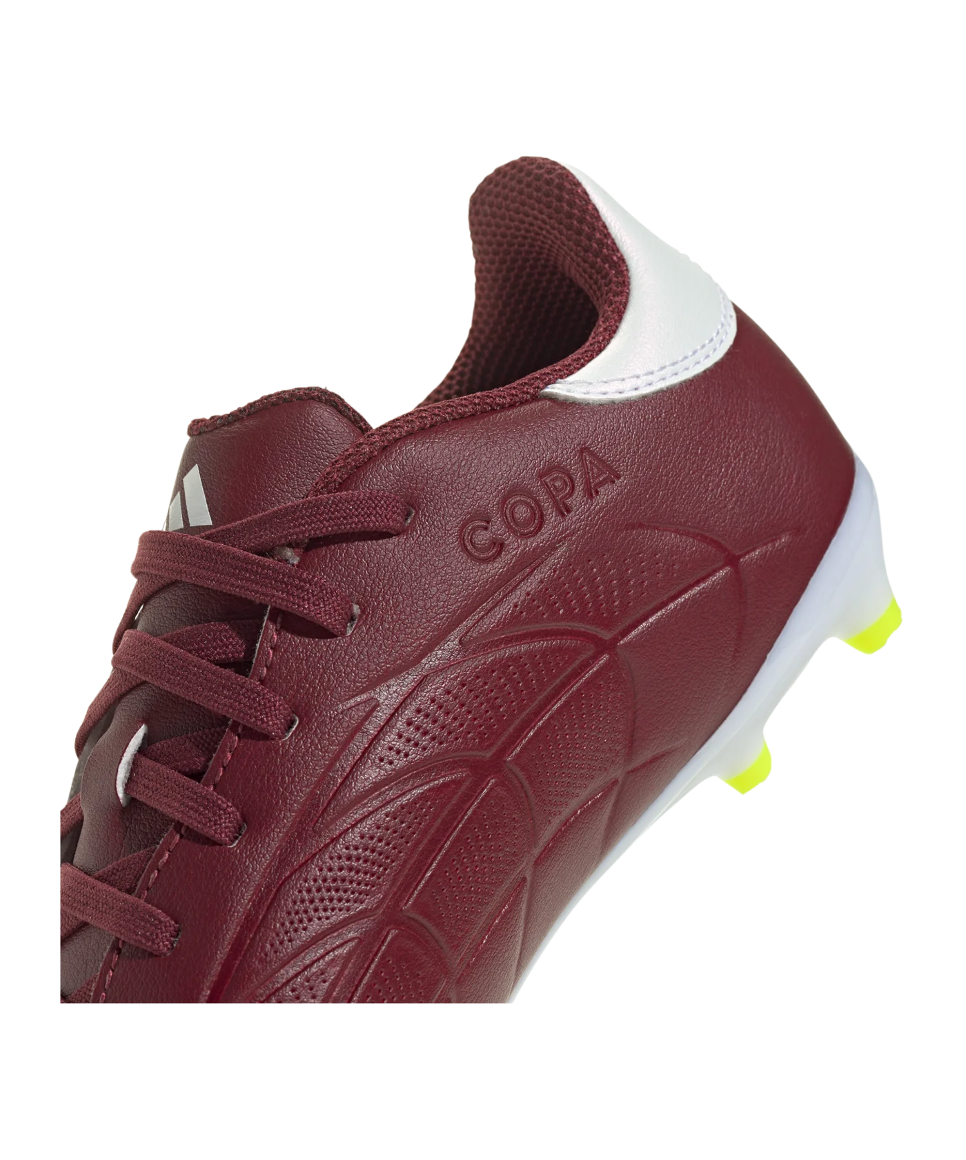 adidas COPA Pure 2 League FG Kids Energy Citrus Rot Weiss Gelb