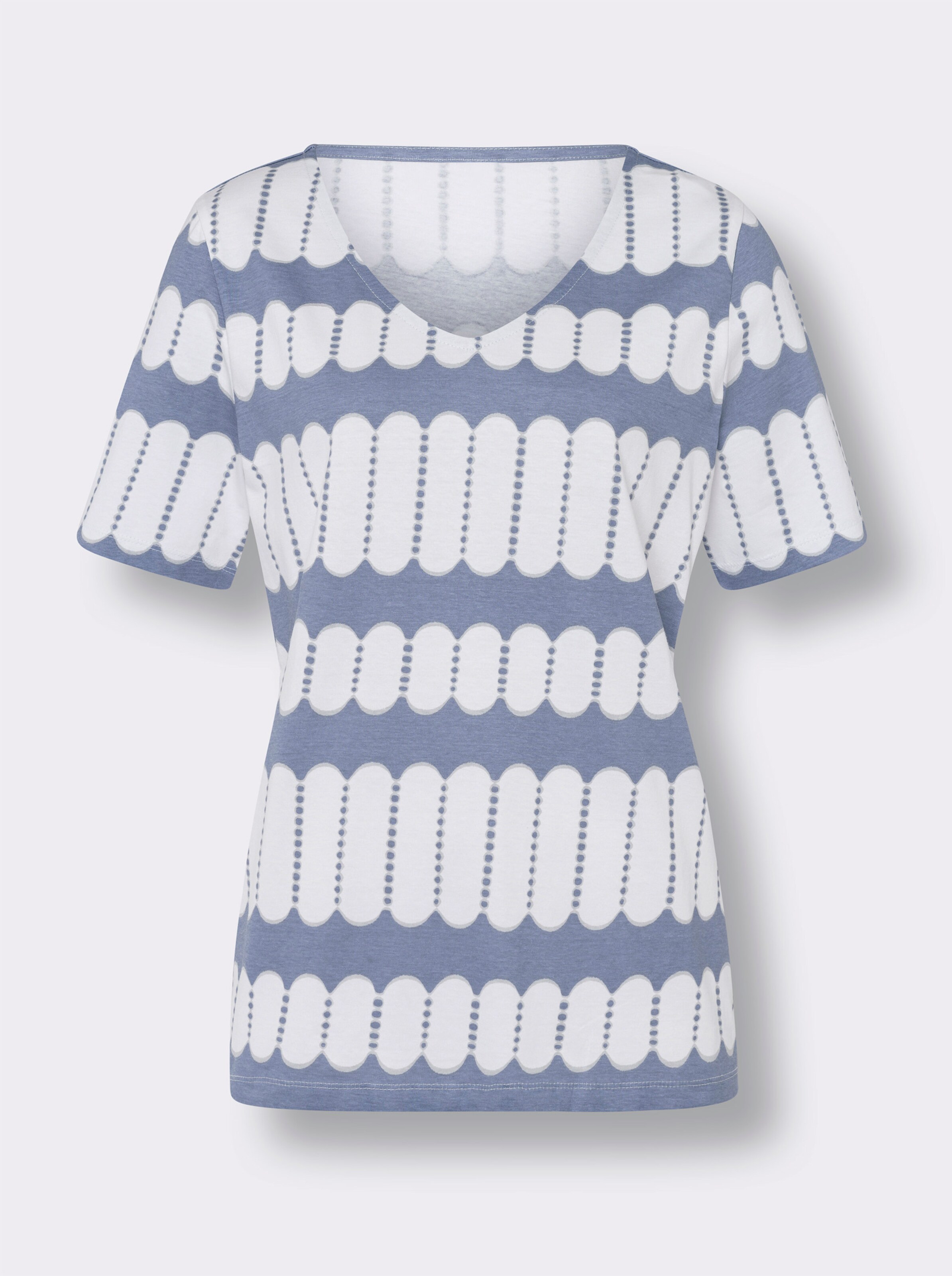 Kurzarmshirt aus reiner Baumwolle