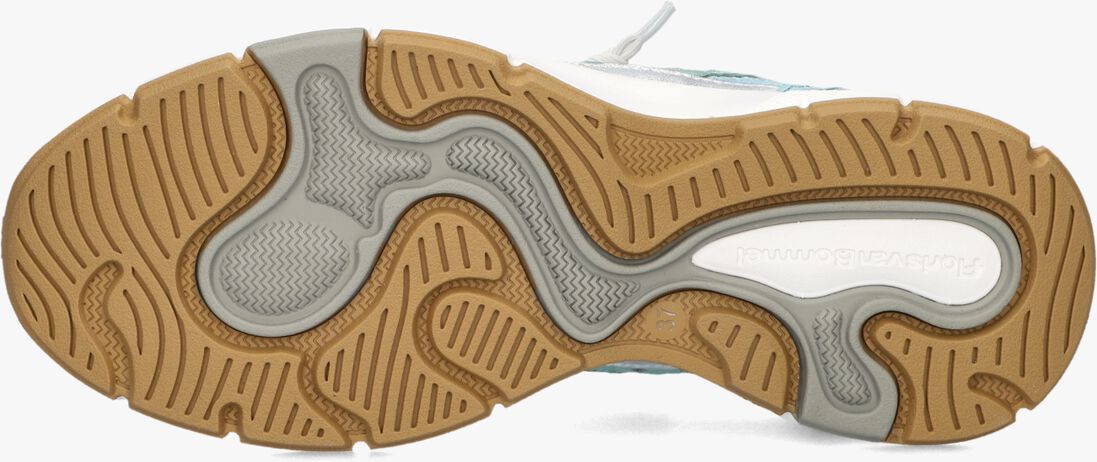 zilveren floris van bommel lage sneakers sfw-10152 daysi