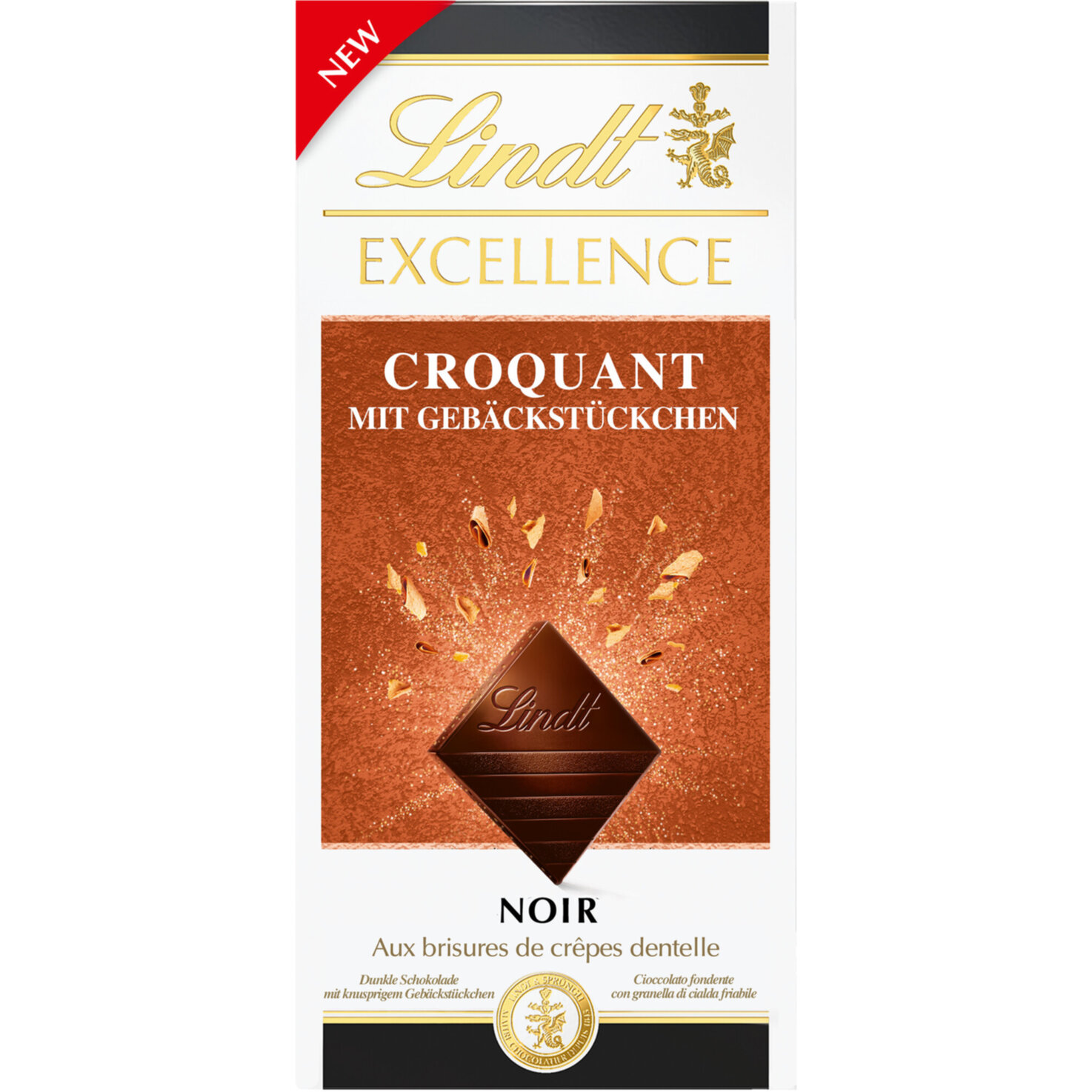 Lindt Excellence Dunkel Dentelle Tafelschokolade