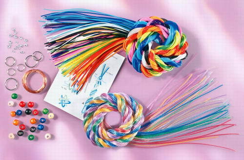 folia Flechtschnüre-Bastelset