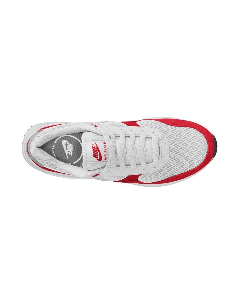 Chaussures Nike Air Max SYSTM Blanc & Rouge pour homme