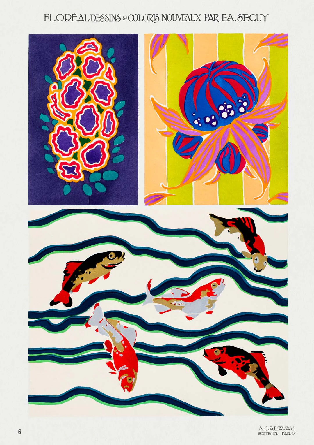 Floréal Dessins Coloris Nouveau Nr 06 von E.A. Séguy