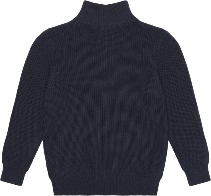 The New TNLuke Knit Pullover Navy blazer