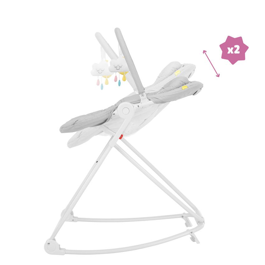 Transat en hauteur Compact'Up - Candy - Ecru