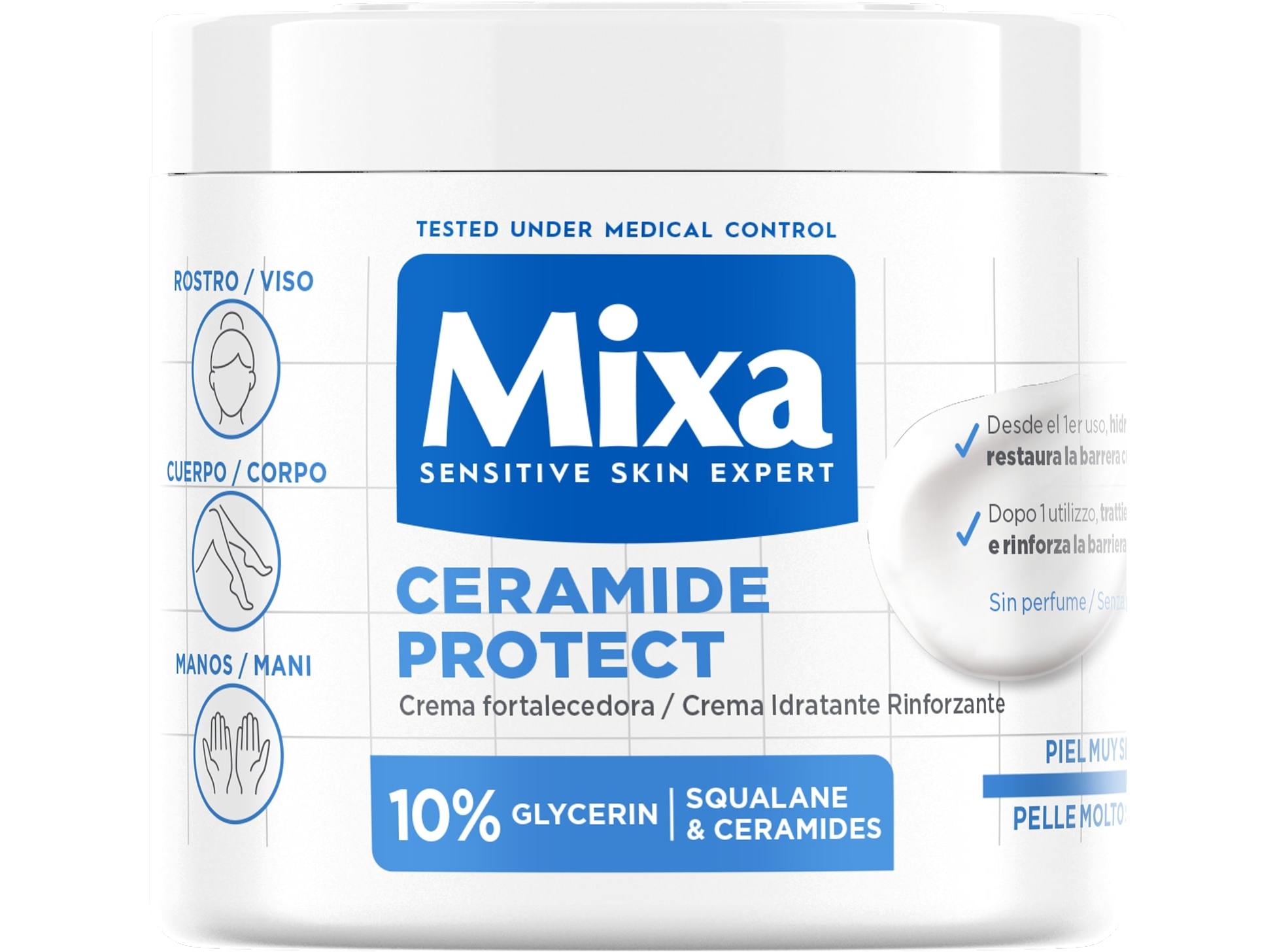 CREME CORPO MIXA CERAMIDAS 400ML