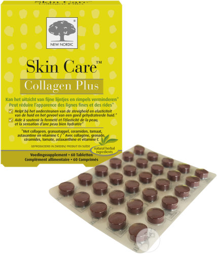 New Nordic Skin Care Collagen Plus Avec Vitamine C 60 Comprimés