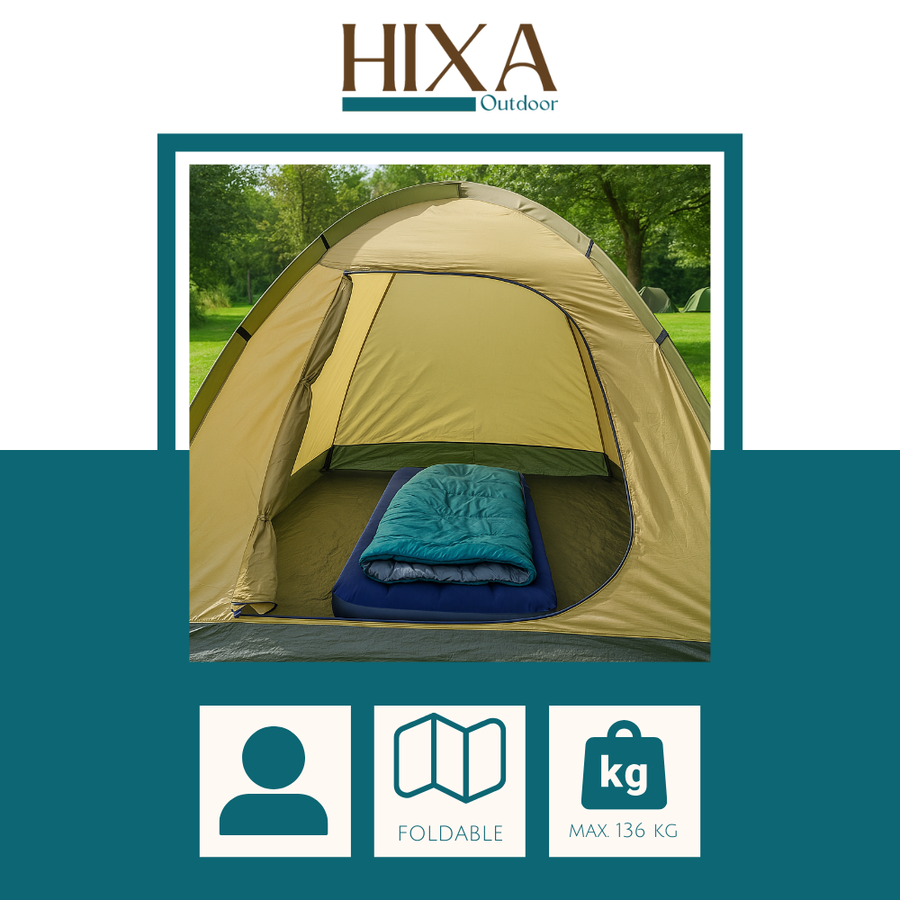 HIXA 1 persoons luchtbed - DarkBlue