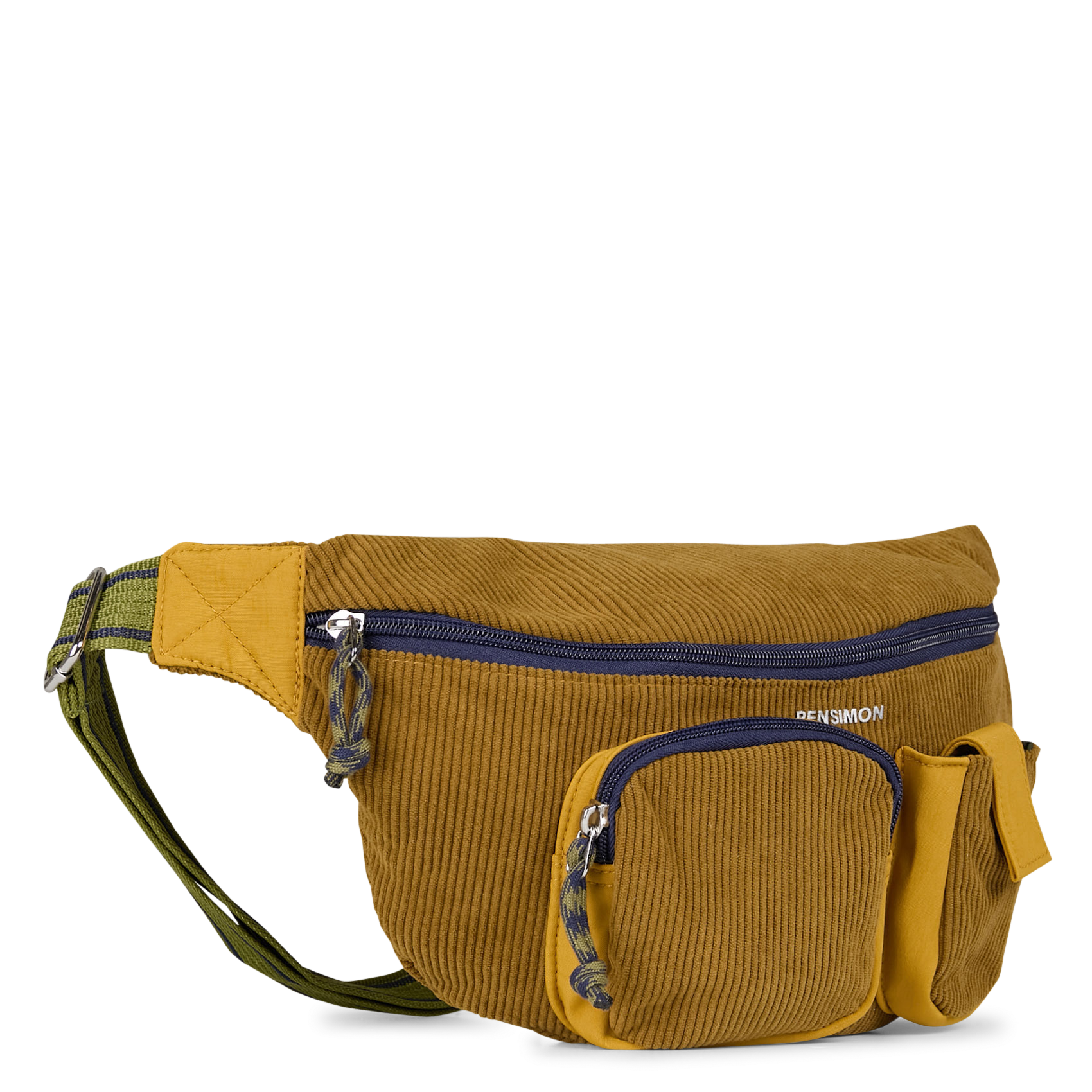 MEXICO - Sac banane en velours côtelé| Jaune
