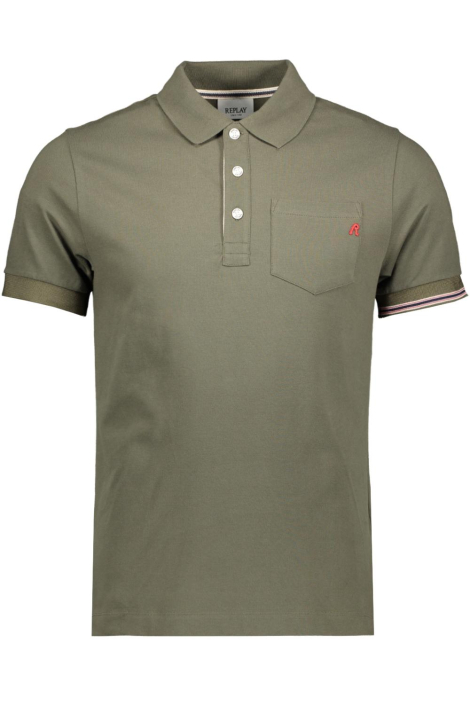 Replay groene heren polo