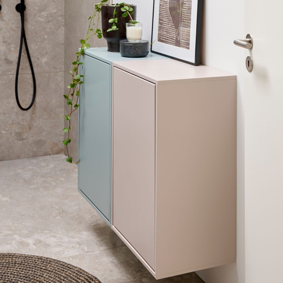 Recollector - Wall-mounted Laundry Basket - Iron Blue