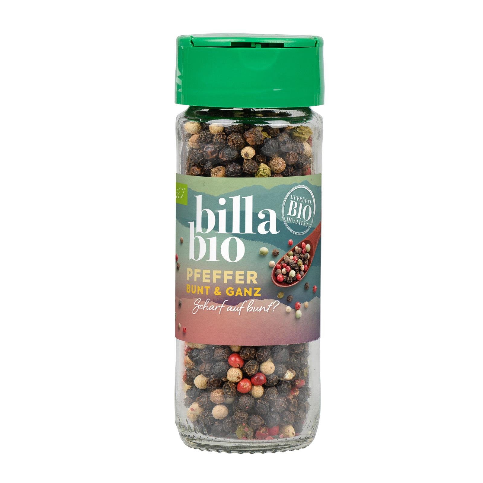 BILLA Bio Pfeffer Bunt und Ganz