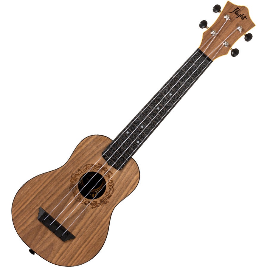 Flight Travel Series TUSL50 Walnut Salamander Concert Scale sopraan ukelele met gigbag