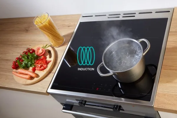 Gorenje Advanced GEIT5C60BPG - Komfur - fritstående - bredde: 50 cm - dybde: 59.4 cm - højde: 85 cm - med selv-rengøring - sort