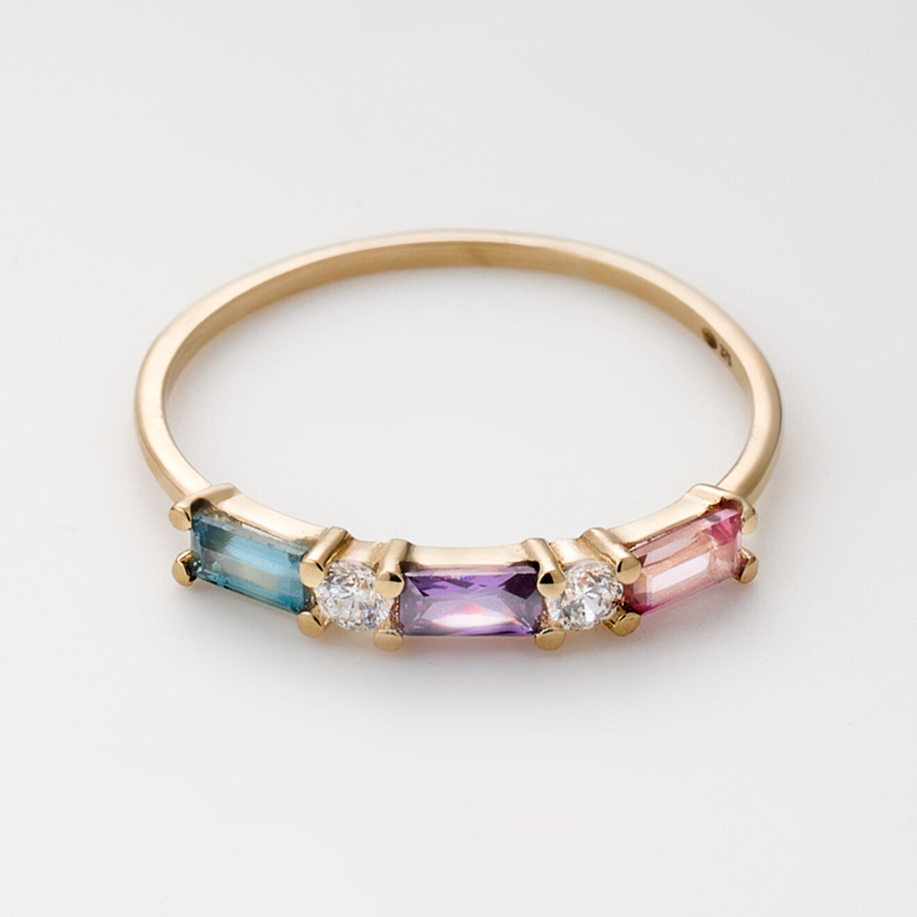 L'Or by Diamanta Bague Hazel Pierres Semi Précieuses or jaune